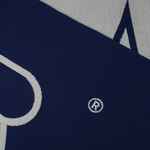 Шарф BEREG, серый с синим