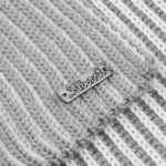 Шарф NOBILIS, белый с серым