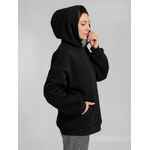 Худи FURRY OVERSIZE, черное, размер XS/S