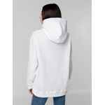 Худи флисовое унисекс MANAKIN, белое, размер XS/S