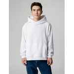 Худи флисовое унисекс MANAKIN, белое, размер XS/S