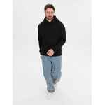 Худи оверсайз унисекс OUTSHINE, черное, размер XL/2XL