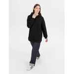 Худи оверсайз унисекс OUTSHINE, черное, размер XL/2XL