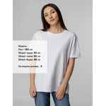 Футболка унисекс TERVU, белая, размер S