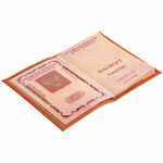 Обложка для паспорта SHALL, оранжевая