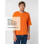 Футболка унисекс оверсайз STREET VIBES, оранжевая, размер XS/S