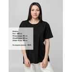 Футболка унисекс оверсайз STREET VIBES, черная, размер XS/S