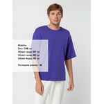 Футболка унисекс оверсайз STREET VIBES, фиолетовая, размер XL/XXL