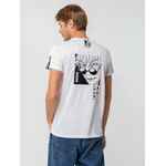 Футболка унисекс для сублимации PAINT TEE, белая, размер 46