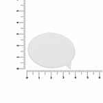 Наклейка тканевая LUNGA BUBBLE, M, белая