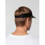 Козырек ACTIVE, черный с белым кантом