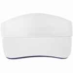 Козырек ACTIVE, белый с темно-синим кантом