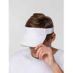 Козырек ACTIVE, белый с темно-синим кантом