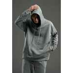 Худи унисекс H2, серое, размер M/L