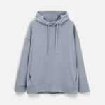 Худи унисекс H2, серое, размер M/L