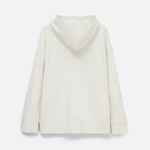 Худи унисекс H2, молочно-белое, размер XS/S