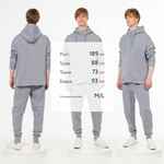 Толстовка унисекс H3, серая, размер XS/S