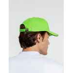 Бейсболка CLASSIC, зеленое яблоко с черным кантом