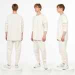 Свитшот унисекс S1, молочно-белый, размер XS/S