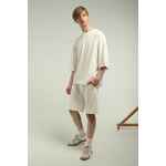 Футболка унисекс T1, молочно-белая, размер XS/S