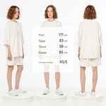 Футболка унисекс T1, молочно-белая, размер XS/S