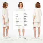 Футболка унисекс T3, молочно-белая, размер XS/S