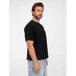 Футболка оверсайз унисекс LEGACY, черная, размер XS