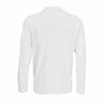 Рубашка поло с длинным рукавом PRIME LSL, белая, размер L