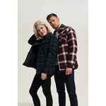 Куртка-рубашка оверсайз унисекс NOAH, темно-зеленая, размер XS/S