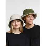 Панама BUCKET двусторонняя, хаки с бежевым, размер S/M
