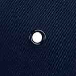 Бейсболка CANOPY, темно-синяя с белым кантом