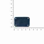 Лейбл кожаный BETA, S, синий