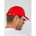 Бейсболка HONOR, красная с белым кантом