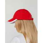 Бейсболка HONOR, красная с белым кантом