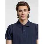 Рубашка поло мужская VIRMA PREMIUM, темно-синяя, размер S