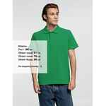 Рубашка поло мужская VIRMA PREMIUM, зеленая, размер S