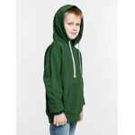 Толстовка с капюшоном детская KIRENGA KIDS, темно-зеленая, 12 лет