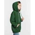 Толстовка с капюшоном детская KIRENGA KIDS, темно-зеленая, 12 лет