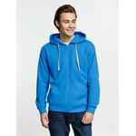 Толстовка на молнии с капюшоном SIVERGA, бирюзовая, размер XS