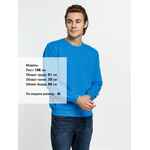 Толстовка TOIMA, бирюзовая, размер XS