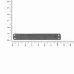 Лейбл кожаный BETA, XS, серый