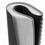 Ежедневник SPRING SHALL, недатированный, черный с серым