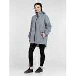 Парка MANIFEST из светоотражающей ткани, серая, размер XS/S