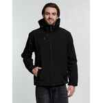 Куртка софтшелл мужская ZAGREB, черная, размер S