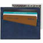 Чехол для карточек PETRUS, синий