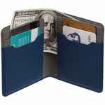 Картхолдер с отделением для купюр DUAL, синий