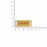 Шильдик металлический KOVA, золотистый