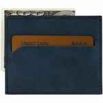 Чехол для карточек NUBUK, синий