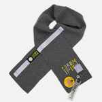 Шарф URBAN FLOW, темно-серый меланж