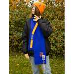 Шарф URBAN FLOW, ярко-синий